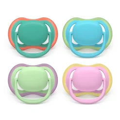 Lot de 2 sucettes silicone 6-18M Ultra Air unies (lot aléatoire)