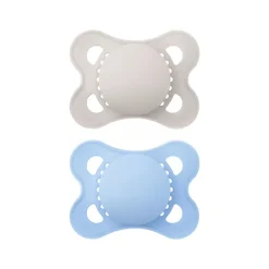 Lot de 2 sucettes silicone Original 2-6M tendance (modèle aléatoire)