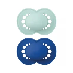 Lot de 2 sucettes silicone Original 18M+ tendance (modèle aléatoire)