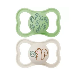 Lot de 2 sucettes silicone Suprême 18M+ (modèle aléatoire)