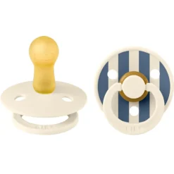 Lot de 2 sucettes Studio Colour Taille1 0-6 mois - Ivory / Steel Blue Mix