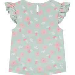 Lot de 4 t-shirts manches courtes volantées pour bébé fille