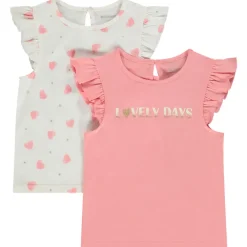 Lot de t-shirts manches courtes fantaisie pour bébé fille