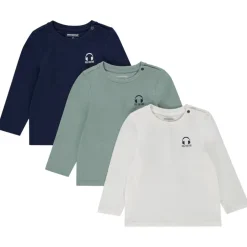 Lot de 3 t-shirts manches longues print casque pour bébé garçon