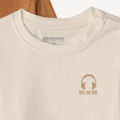 Lot de 3 t-shirts manches longues printé pour bébé garçon