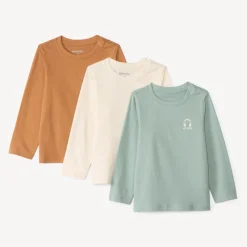 Lot de 3 t-shirts manches longues printé pour bébé garçon