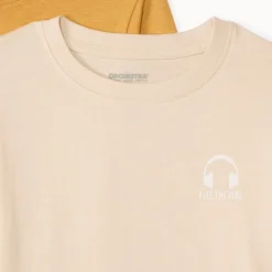 Lot de 3 t-shirts manches longues unis pour garçon