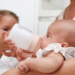 Lot de 2 tétines en silicone anti-colique Zero.Zero débit rapide L fair