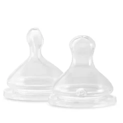 Lot de 2 tétines en silicone débit extra lent XS
