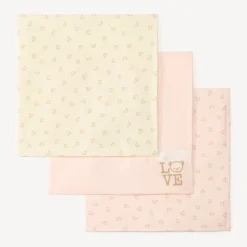 Lot 3 langes motifs ourson pour bébé fille