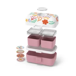 Lunchbox 800ml Tresor Graphic papercut rose
