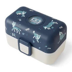 Lunchbox 800ml Tresor wolf bleu