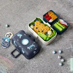 Lunchbox 800ml Tresor wolf bleu