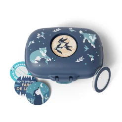 Lunchbox personnalisable 600ml Gram Wolf bleu