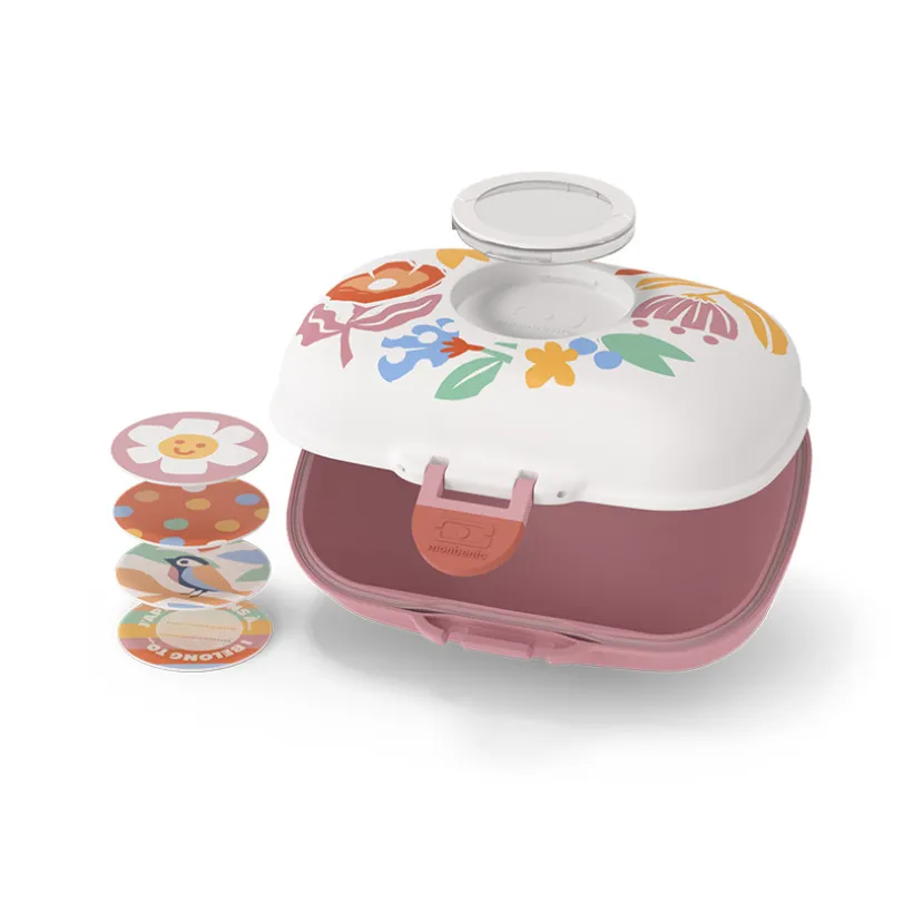 Lunchbox personnalisable 600ml Gram Graphic Papercut rose