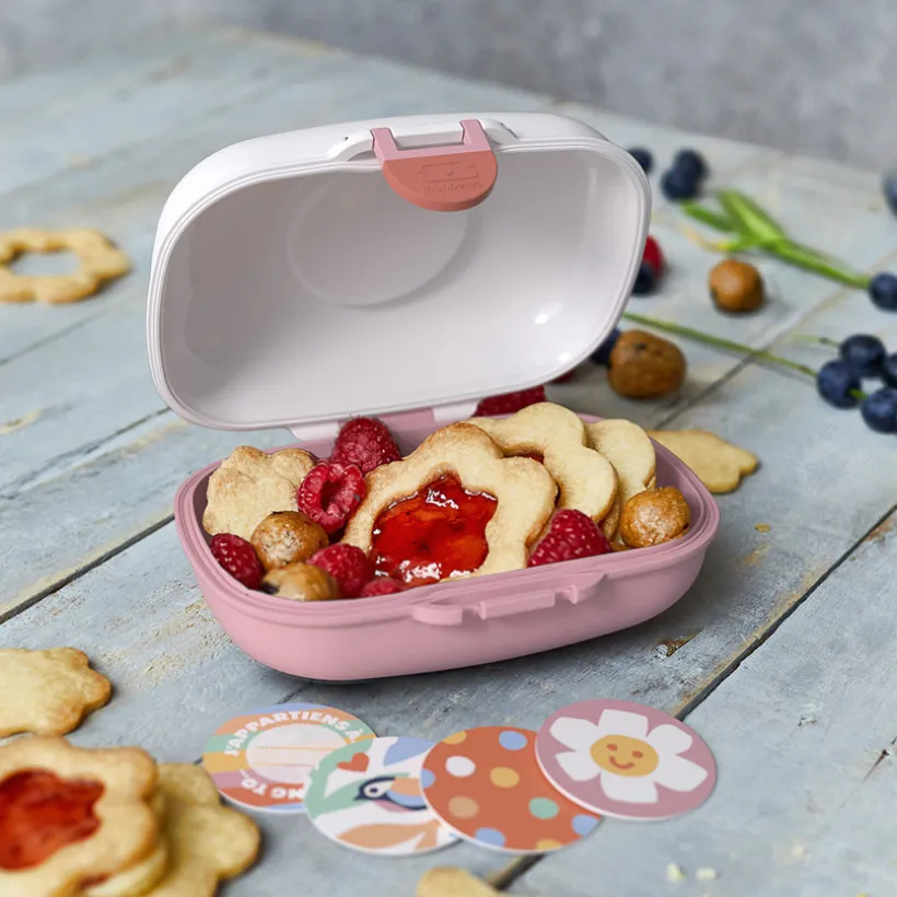 Lunchbox personnalisable 600ml Gram Graphic Papercut rose