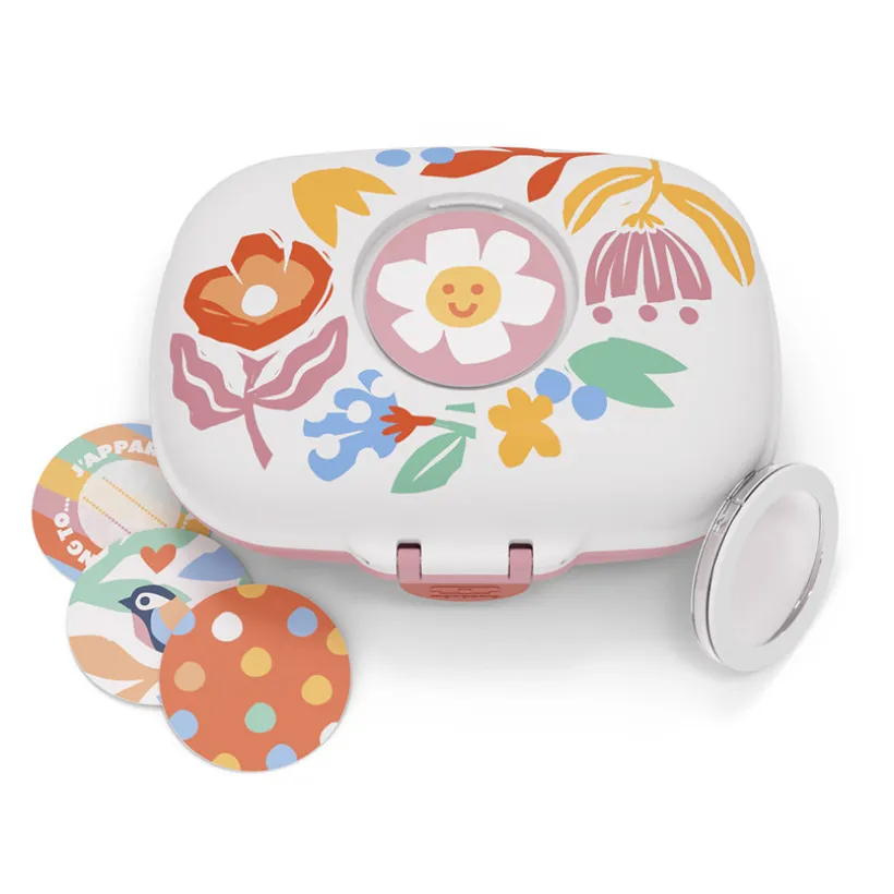 Lunchbox personnalisable 600ml Gram Graphic Papercut rose