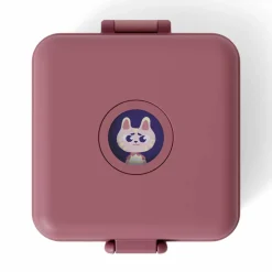 Lunchbox personnalisable 850ml Snacky avec couverts Pink Blush