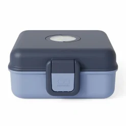 Lunchbox personnalisable 850ml Snacky avec couverts Infinity Blue