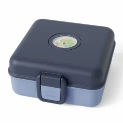 Lunchbox personnalisable 850ml Snacky avec couverts Infinity Blue