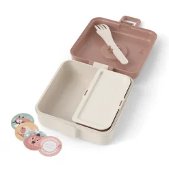 Lunchbox personnalisable 850ml Snacky avec couverts Fox