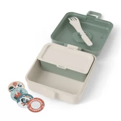 Lunchbox personnalisable 850ml Snacky avec couverts Raccoon