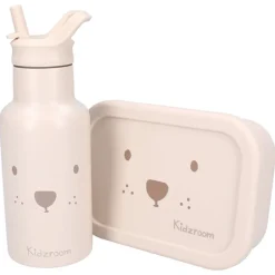 Lunchbox Silicone 3 compartiments Ours Sable