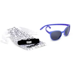 Lunettes de soleil incassables Wazz 1-2 ans bleu intense