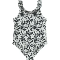 Maillot de bain 1 pièce imprimée fleurs pour fille