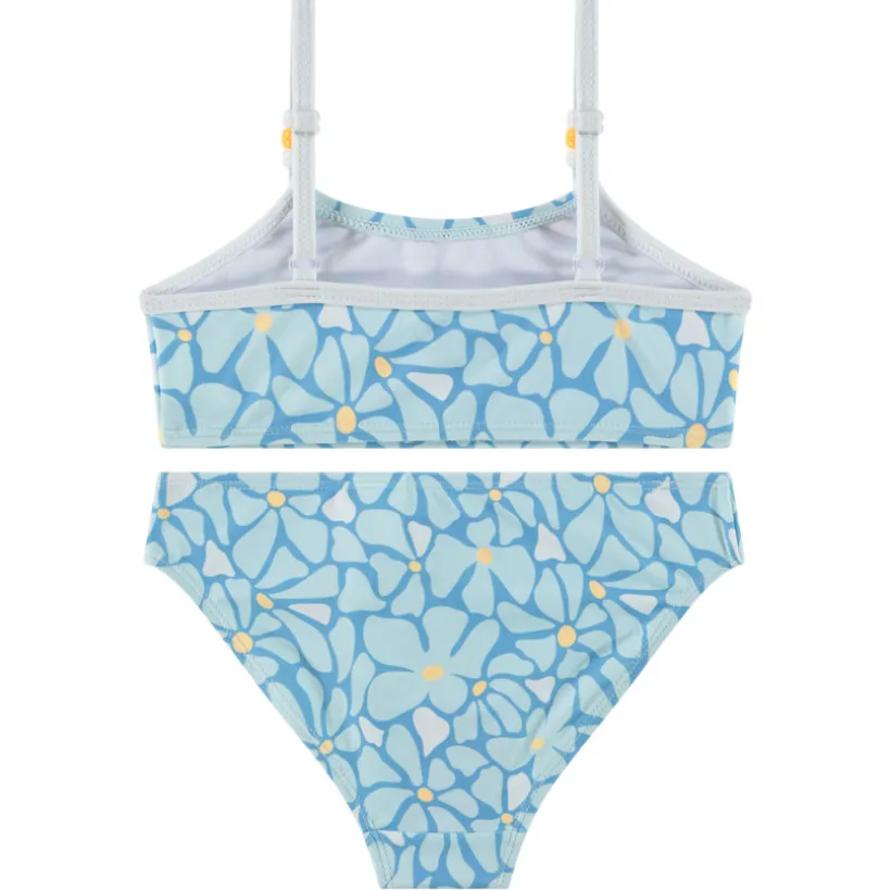 Maillot de bain 2 pièces imprimé floral pour fille