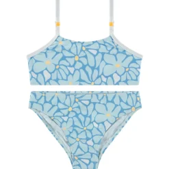 Maillot de bain 2 pièces imprimé floral pour fille