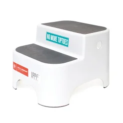 Marche pied antidérapant Uppy2 blanc et gris