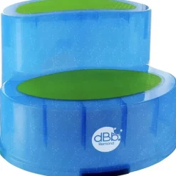 Marche pied translucide - Bleu pailleté