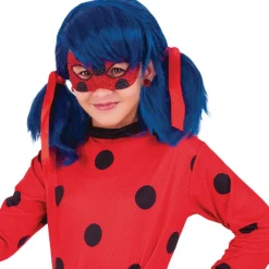 Masque loup souple et pailleté Ladybug Miraculous pour enfant