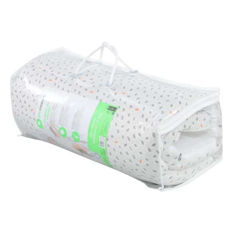 Matelas de voyage enroulé 60 x 120 cm imprimé