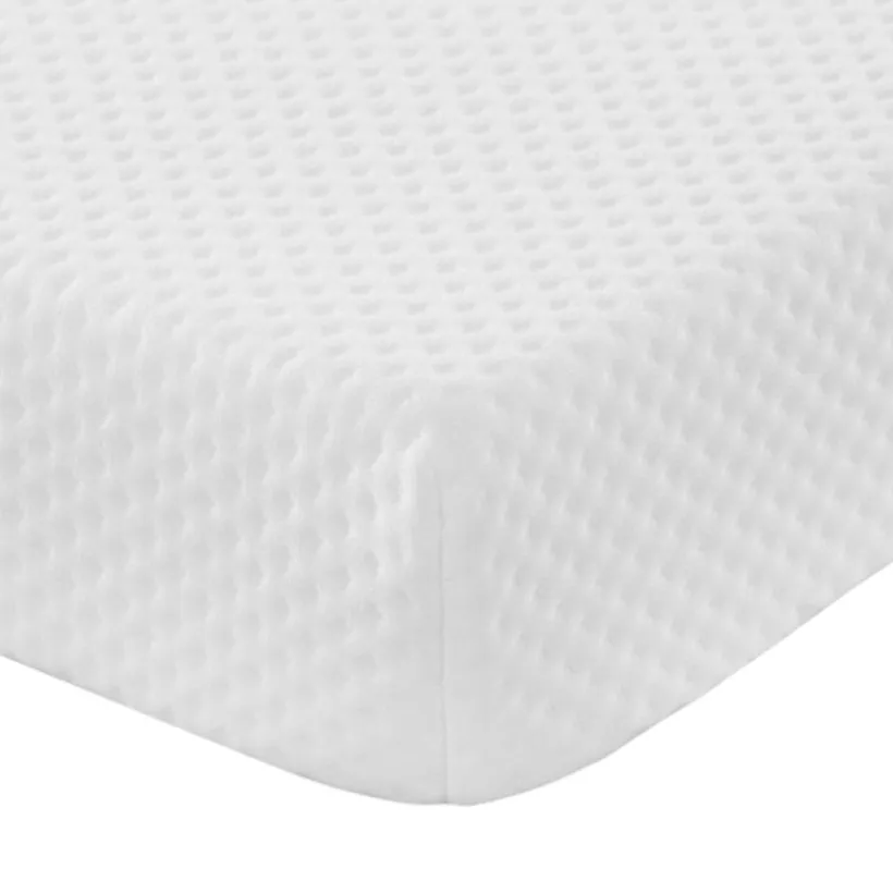 Matelas de voyage pliable 60 x 120 cm blanc