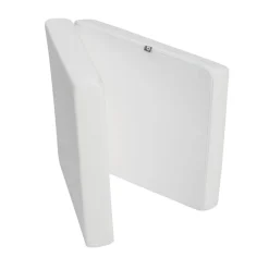 Matelas de voyage pliable 60 x 120 cm blanc