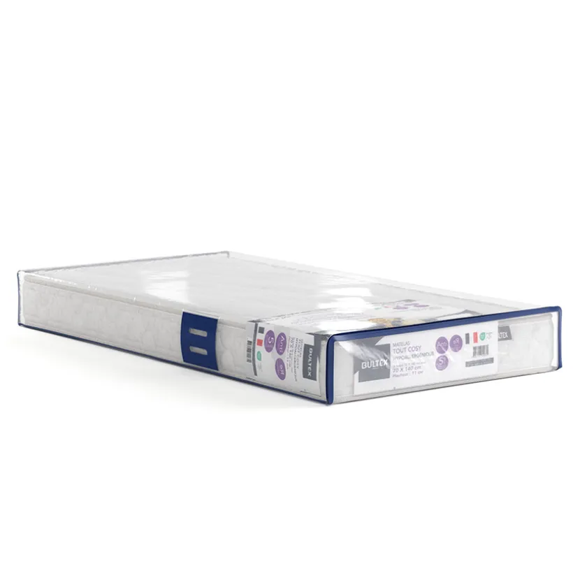 Matelas hypoallergénique Boutchou Cosy + valisette 60 x 120 cm