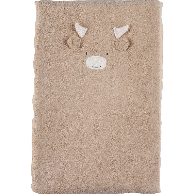 Matelas à langer avec housse éponge Beige