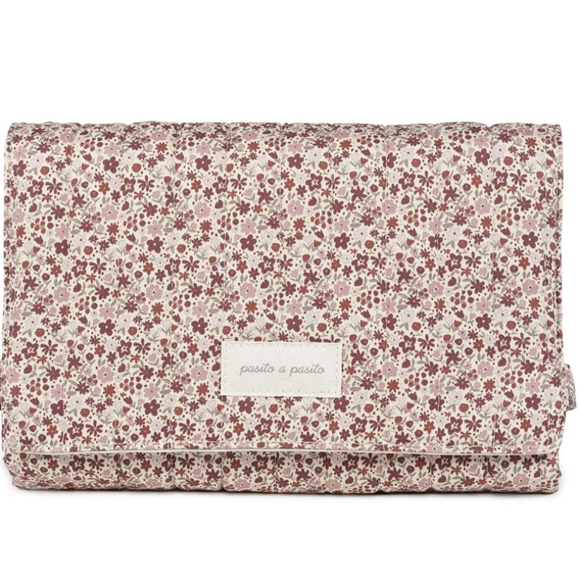Matelas à langer de voyage Cherry Fleurs