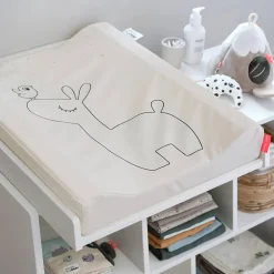 Matelas à langer Easy Wipe Lalee le lama sable