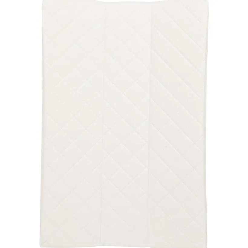 Matelas à langer effet matelassé 67 x 44 cm blanc