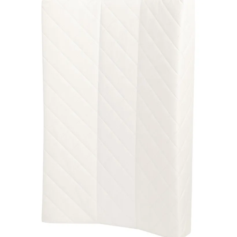 Matelas à langer effet matelassé 67 x 44 cm blanc