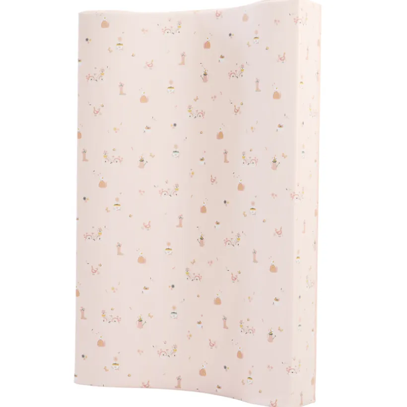 Matelas à langer Promenade Bucolique rose clair