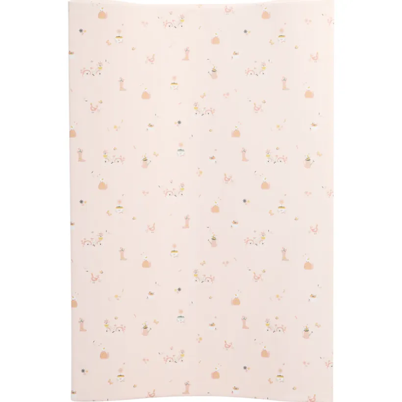 Matelas à langer Promenade Bucolique rose clair