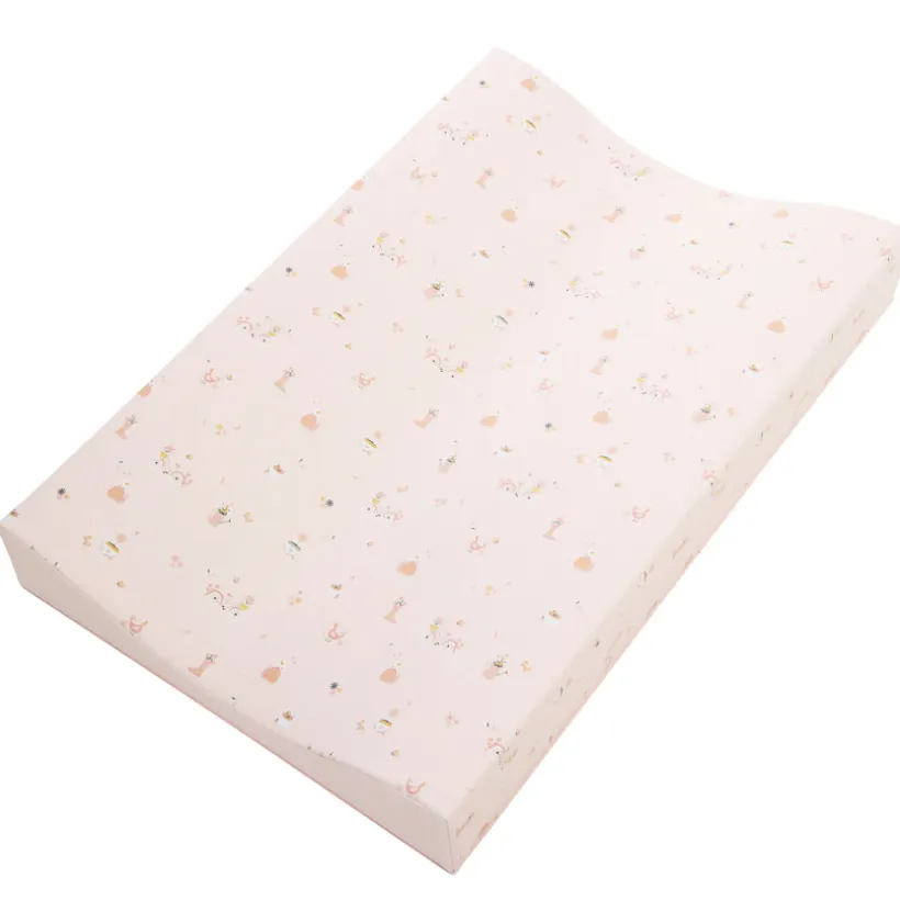 Matelas à langer Promenade Bucolique rose clair