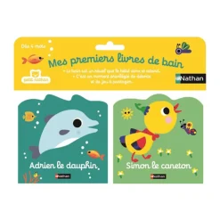 Mes premiers livres de bain - Adrien le dauphin et Simon le caneton