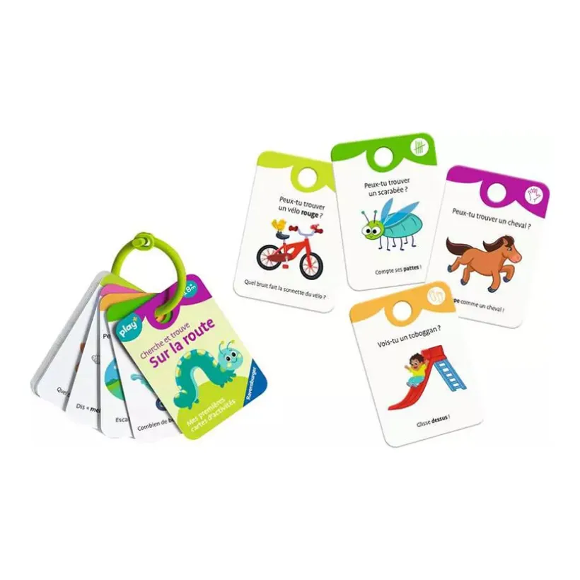 Mes premières cartes d'activités sur la route