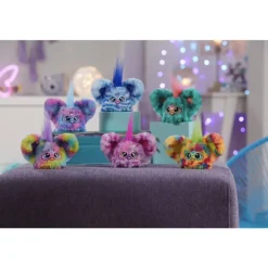 Mini peluche interactive Furby Furblets porte-clé (coloris aléatoire)