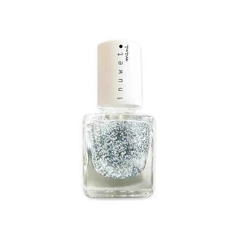 Mini vernis à l'eau Argenté à paillettes parfum vanille